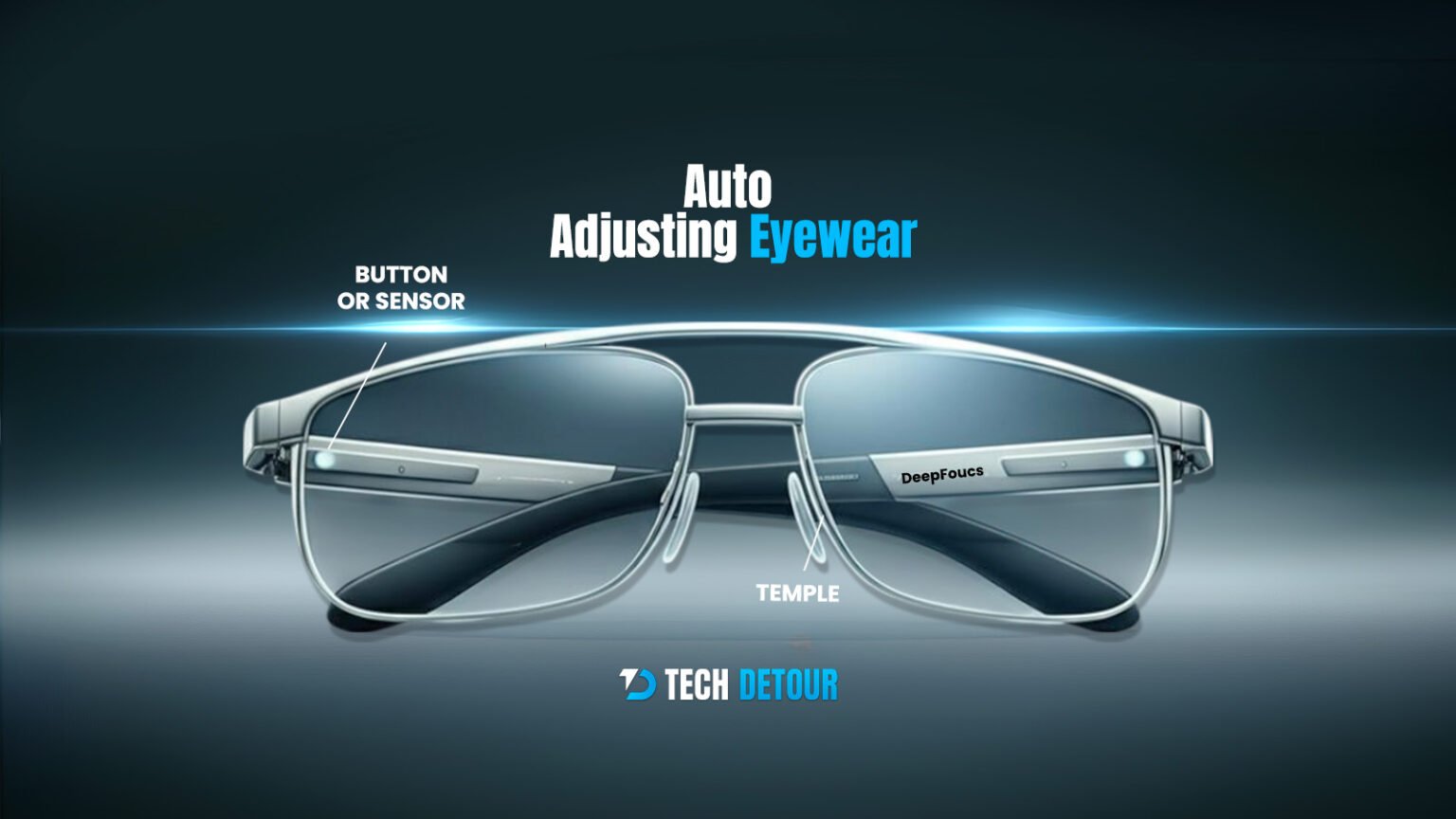 Smart auto-adjusting focus glasses with lens technology for eye comfort and better screen viewing
