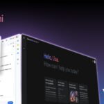 Gemini AI interface showing writing assistance and advanced tools on a dark-themed screen.