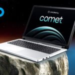Laptop showing Perplexity Comet browser interface, symbolizing AI-powered smart browsing innovation