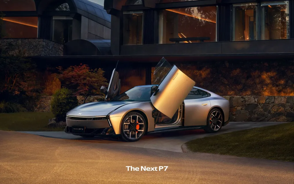 Xpeng's New P7 Electric Sedan Will Still Feature Its Signature Scissor Doors