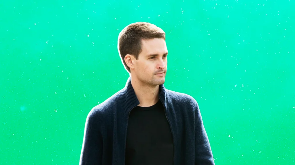 Evan Spiegel Snapchat CEO introducing augmented reality filters and stories