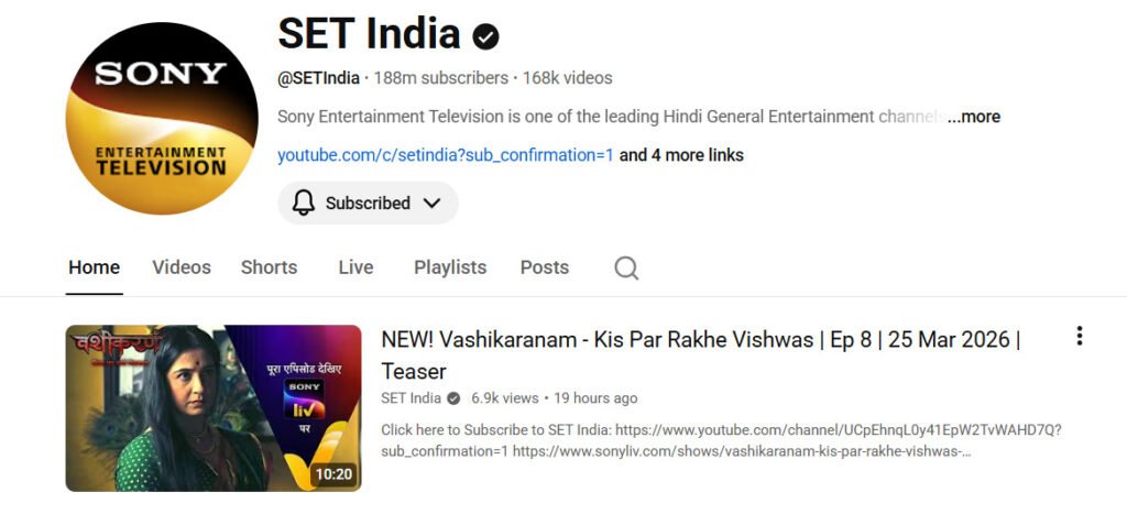 Top 10 Most Subscribed YouTube Channels in The World 2026 - Latest Data 105 SET India