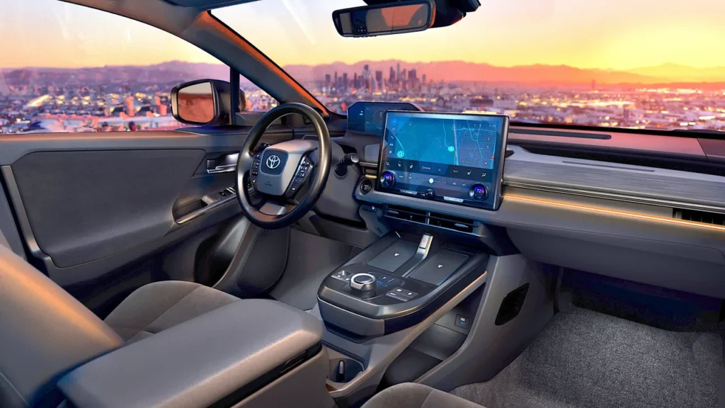 Toyota C HR EV Interior and Technology Features