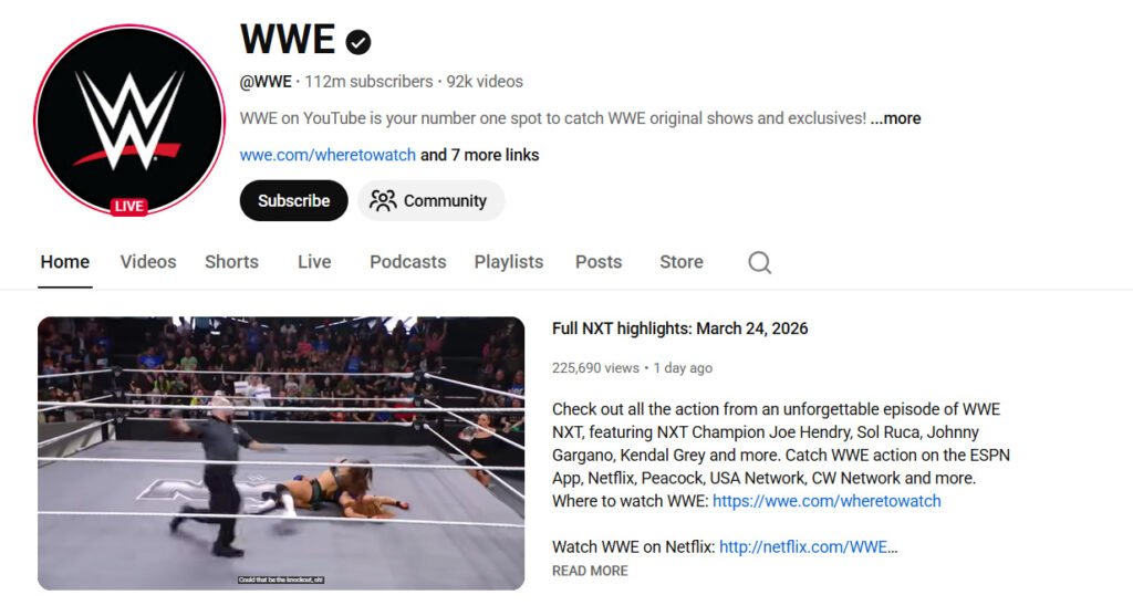 Top 10 Most Subscribed YouTube Channels in The World 2026 - Latest Data 110 WWE